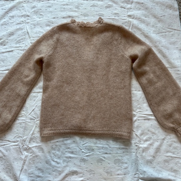 Sezane Angelie Cardigan Light Beige - Picture 2 of 7